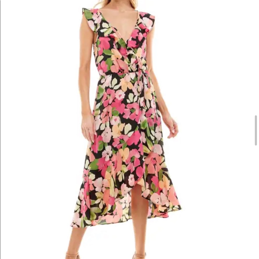 NORDSTROM NEW floral midi dress